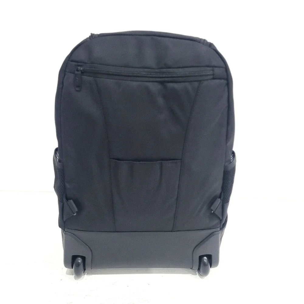 MATEIN Wheels Backpack 18 inch Rolling Travel Suitcase Computer Laptop Bag Black